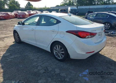 2016 Hyundai Elantra Se z USA, uszkodzony, nr VIN 5NPDH4AEXGH797317